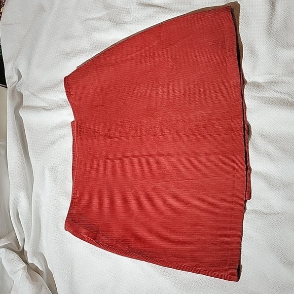 J.Crew Brick Red Corduroy Mini Skirt Size 6 - Picture 8 of 11
